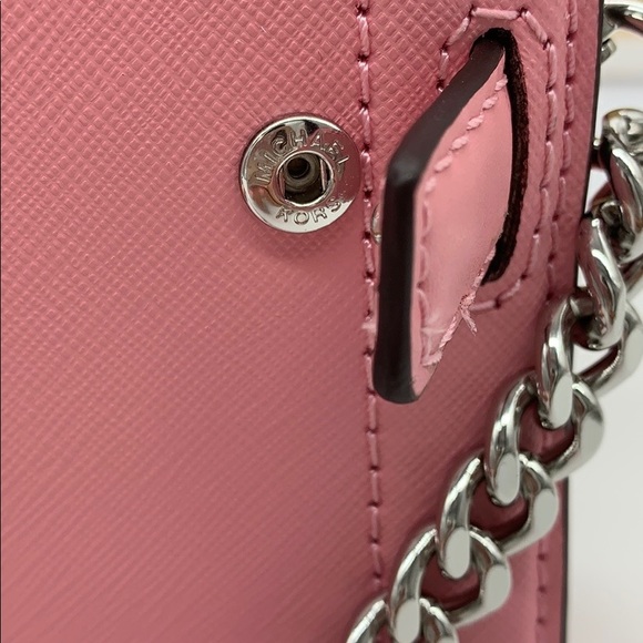 MICHAEL KORS RAYNE SM CROSSBODY CARNATION - Picture 8 of 16